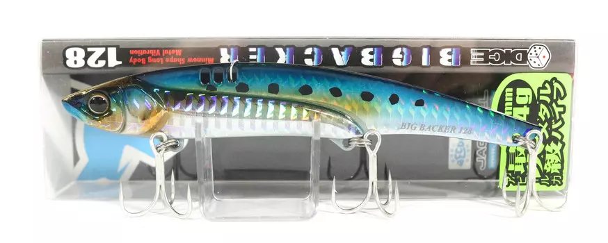 Jackall Big Backer 128 Metal Vibe 44 грамма Тонущая приманка Iwashi HL (3111)