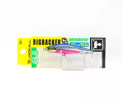 Jackall Big Backer Fit Minnow 60 Тонущая приманка 10,8 грамма Синий розовый (2097)