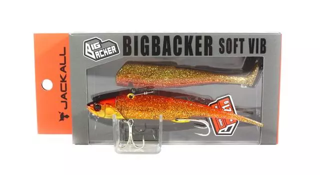 Jackall Big Backer Soft Vibration 21 грамм тонущая приманка красное золото (5747)