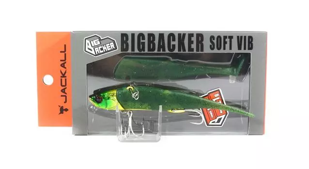 Jackall Big Backer Soft Vibration 21 грамм Тонущая приманка Зеленое золото (5754)