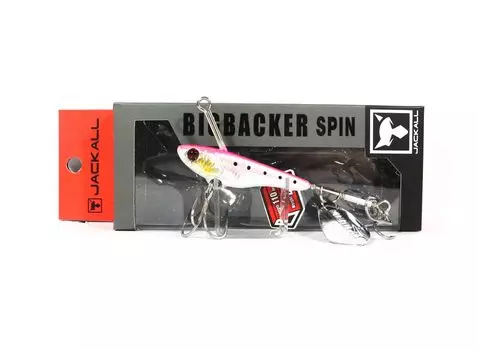 Jackall Big Backer Spin 40 грамм Тонущая приманка розовая спина (7113)