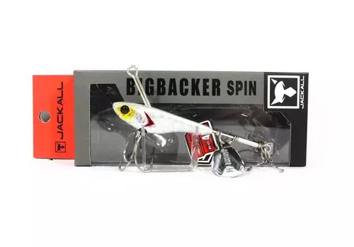 Jackall Big Backer Spin 40 грамм Тонущая приманка Магма Серебро (7151)