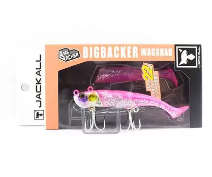Jackall Big Backer Wagshad 22 грамма Тонущая приманка Розовая спинка Серебро (5440)