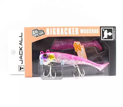 Jackall Big Backer Wagshad 28 грамм тонущая приманка розовая спинка серебро (5525)