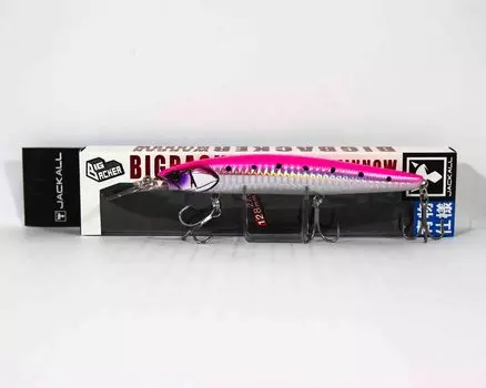 Jackall Big Backer Wangan Minnow 128S-LB Тонущая Приманка Розовый Иваси (4704)