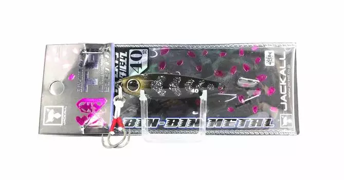 JACKALL Binbin Metal TG 40g Black Squid Glow