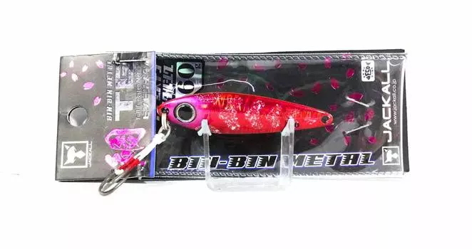 JACKALL Binbin Metal TG 60g Red Squid Glow