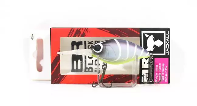 Jackall Block Ripper 48 MR Плавающая Приманка Бабатаку Белый Рак (9354)