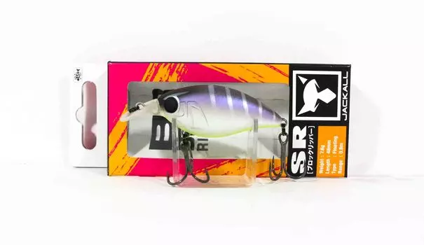 Jackall Block Ripper 48 SR Плавающая Приманка Бабатаку Белый Рак (0256)