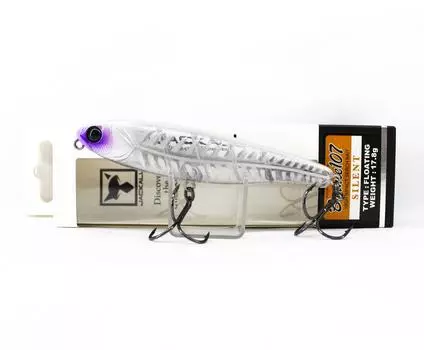 Jackall Bonnie 107 Бесшумная плавающая приманка Bone Silver (9428)