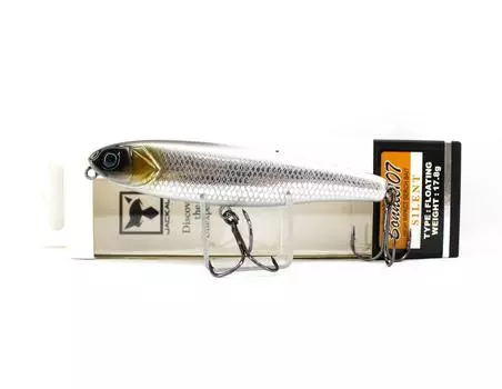 Jackall Bonnie 107 Бесшумная плавающая приманка HL Silver Nightmare (9459)