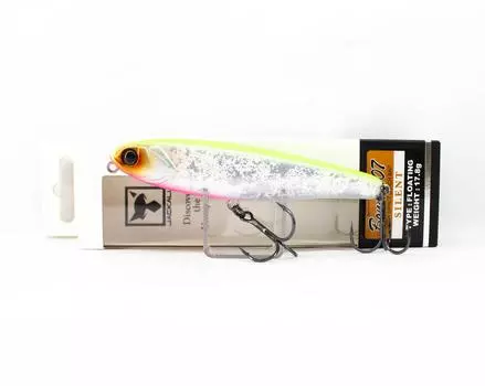 Jackall Bonnie 107 Бесшумная плавающая приманка Травмированная задняя часть Pearl (9435)