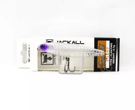 Jackall Bonnie 85 Silent Floating Lure Bone Silver (9968)