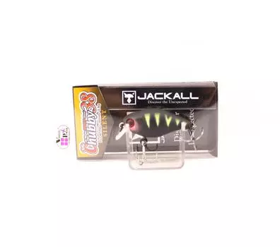 Jackall Chubby 38F Бесшумная плавающая приманка УФ-мат черный окунь (3273)
