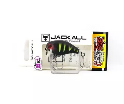Jackall Chubby 38F SSR Плавающая приманка УФ-мат черный окунь (9527)