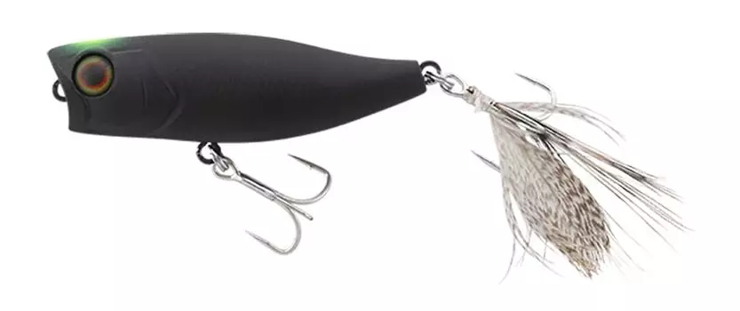 JACKALL Chubby Popper 42 Site Matte Black