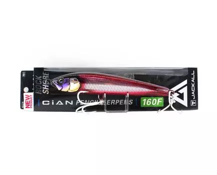 Jackall Cian Pencil Serpens 160F 40 gram Floating Lure Passion Red (6727)