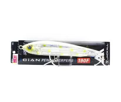 Jackall Cian Pencil Serpens 190F 65 gram Floating Lure Micro Clear (6796)