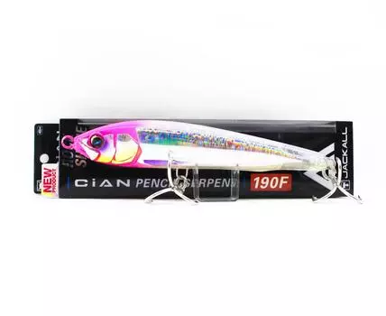 Jackall Cian Pencil Serpens 190F 65 gram Floating Lure Visible Pink (6772)