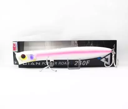 Jackall Cian Popper Roar 240F Плавающая приманка Asameshi White (3373)