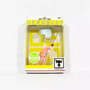 Jackall Derabuzz Spec-R 1/4 унции Buzz Bait Тонущая приманка Сексуальная розовая жемчужина (9367)