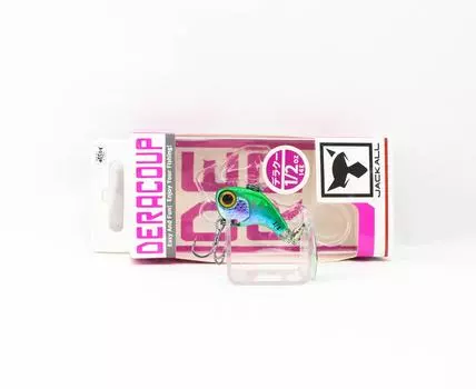 Jackall Deracoup 1/2 унции Spin Tail Тонущая приманка Лаймовый светящийся (2102)