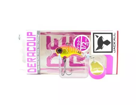 Jackall Deracoup 1/2 унции Тонущая приманка Spin Tail HL Розовое золото (2748)
