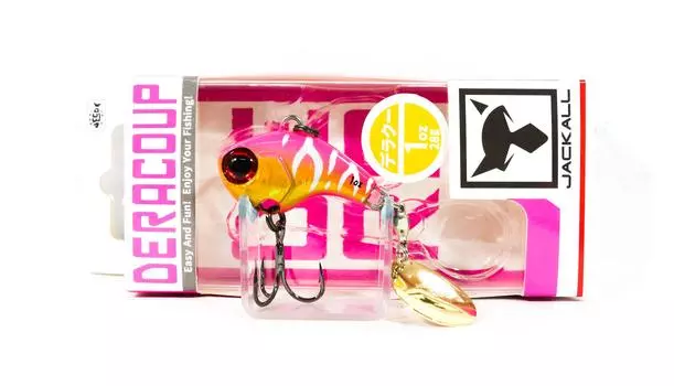 Jackall Deracoup, 1 унция, тонущая приманка с вращающимся хвостом Momotora (5007)