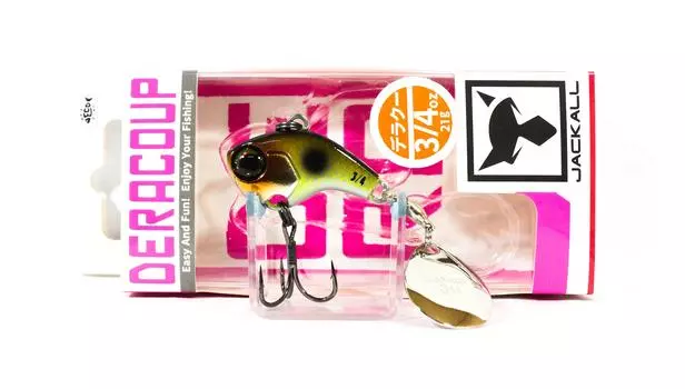 Jackall Deracoup 3/4 унции Тонущая приманка Spin Tail Hm Derashad (4949)