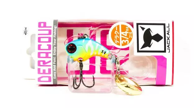 Jackall Deracoup 3/4 унции Тонущая приманка Spin Tail Aotora (4918)