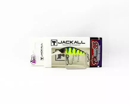 Jackall Diving Chubby Minnow 35 Suspend Lure UV Mat Chart Perch (3609)