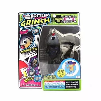 JACKALL Fishing Yoka Collaboration Lure Frog Bottler Grinch 96mm 15g Evil Yoka-kun