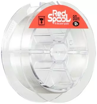 JACKALL Fluoroline Red Spool 80m 12lb