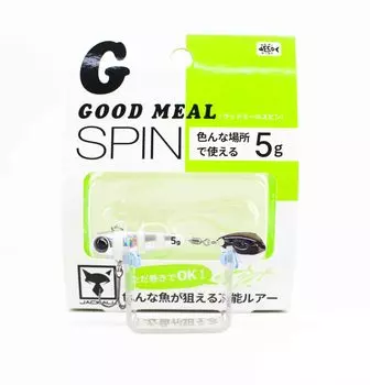Jackall Good Meal Spin 5 грамм Тонущая приманка Magma Silver Border HL (7285)