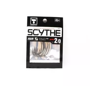 Jackall Hooks Scythe Size 2/0 6/Pack (7471)