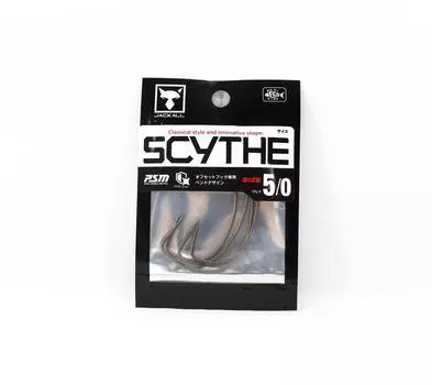 Jackall Hooks Scythe Size 5/0 4/Pack (7501)