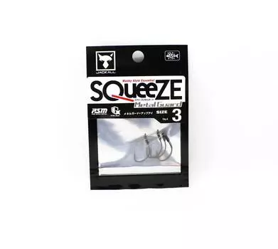 Jackall Hooks Squeeze Metal Guard Wacky Size 3 (9115)