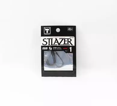 Jackall Hooks ST Lazer Worm Hook Size 1, 4/pack (4754)