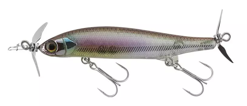 JACKALL iProp75SS Maruhata Custom Half Mirror Smelt