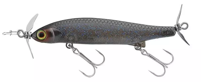 JACKALL iProp75SS Maruhata Custom IS Smoke Blue Bait