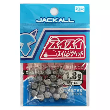 JACKALL Jig Head Swiss Swim Jig Head 1.8g/15pcs.