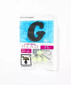 Jackall Jighead Good Meal Head 3,5 грамма Glow (1982)