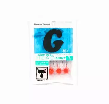 Jackall Jighead Good Meal Head 3 грамма красного золота (8287)