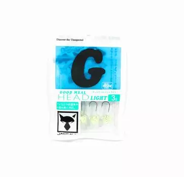 Jackall Jighead Good Meal Head 3 грамма Glow (8294)