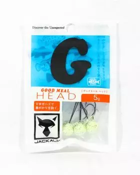 Jackall Jighead Good Meal Head 5 грамм Glow (2118)