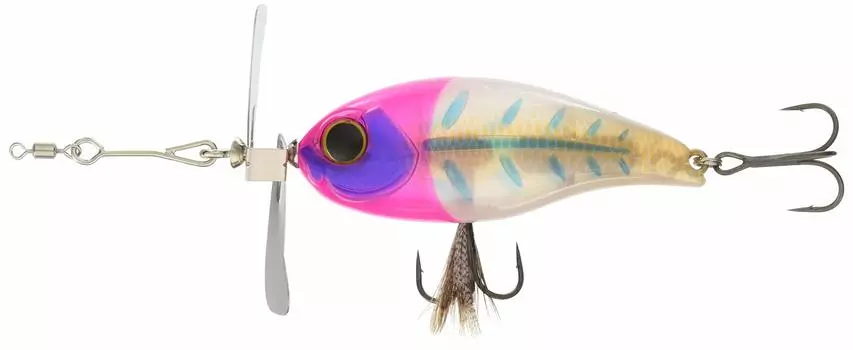 JACKALL lure chop cut pink head bone.