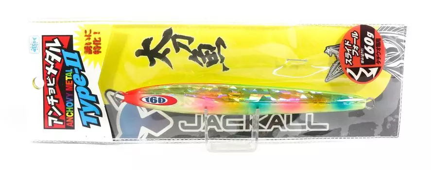 Jackall Metal Jig Анчоус Металл Тип 2 Медленный слайд 160 грамм Таблица дракона (0448)