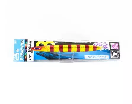 Jackall Metal Jig Анчоус Металл Тип 3 Флаттер 200 грамм Полоска из красного золота (0101)