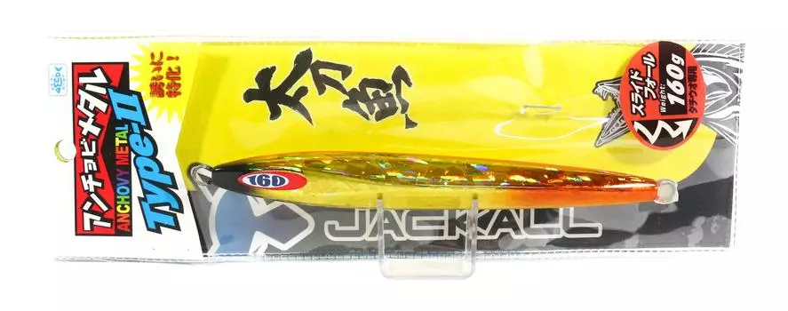 Jackall Metal Jig Анчоусы Металл Тип 2 Медленная горка 160 грамм Oreoreorekin (0462)
