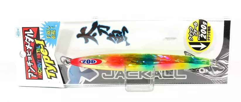 Jackall Metal Jig Anchovy Metal Тип 1 Стандартный 160 грамм Dragon Chart (9947)